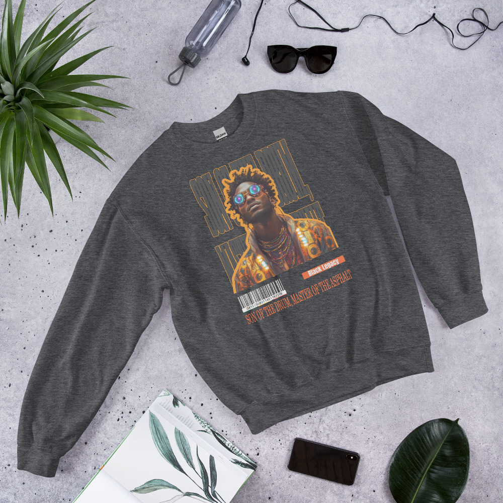 Unisex Sweatshirt - Son of the Drum, Master of the Asphalt - Image 6