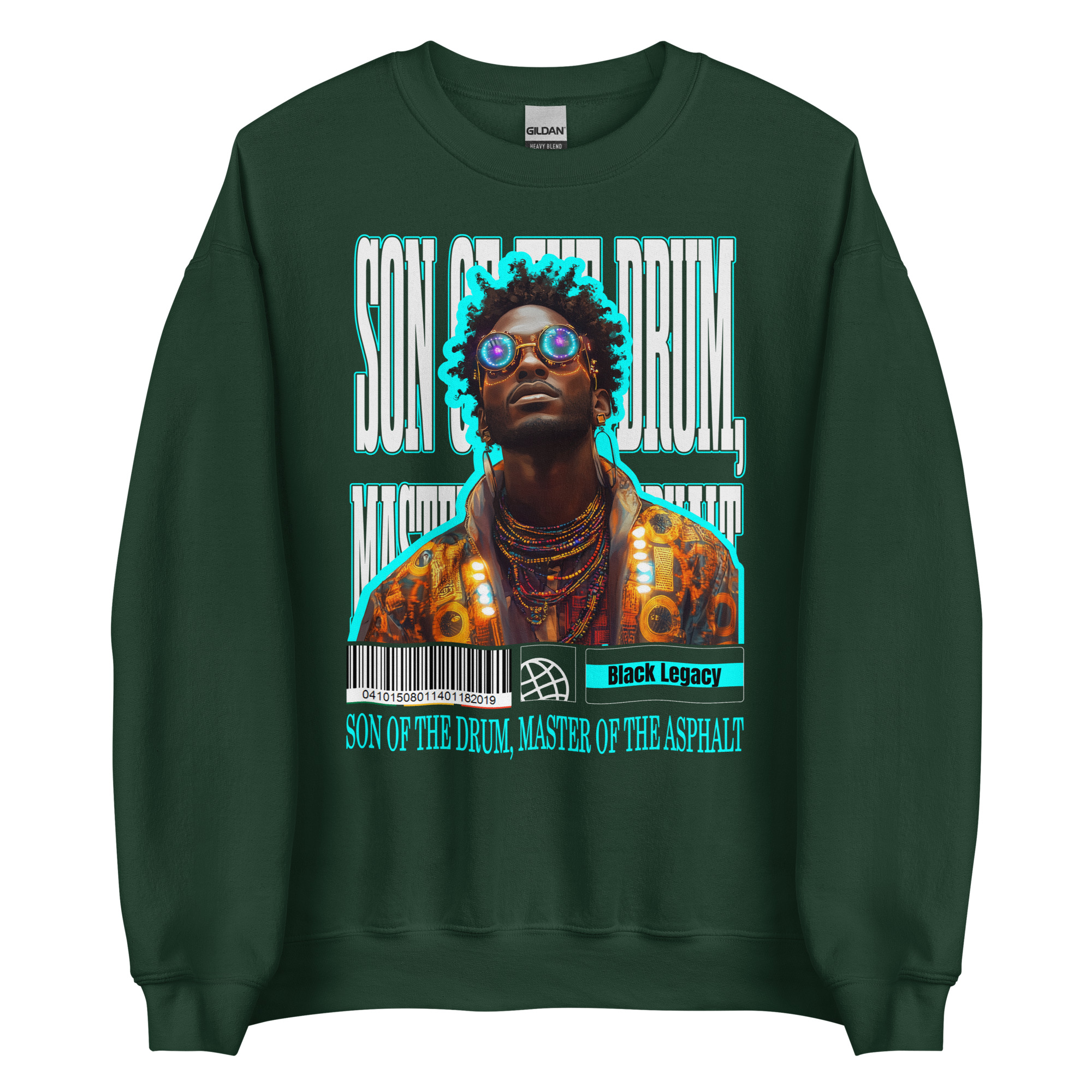 Son of the Drum T-Shirt - Black Pride Streetwear Design - Image 2