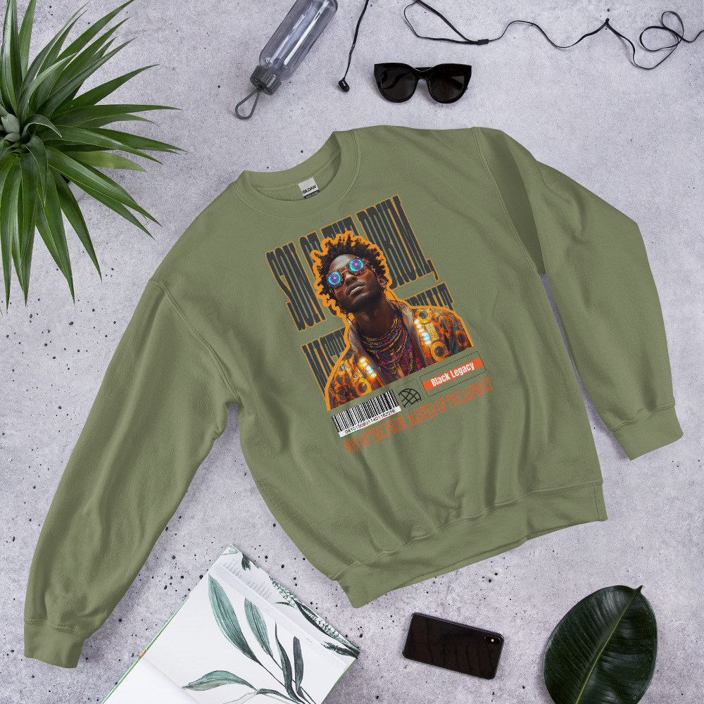Unisex Sweatshirt - Son of the Drum, Master of the Asphalt - Image 7