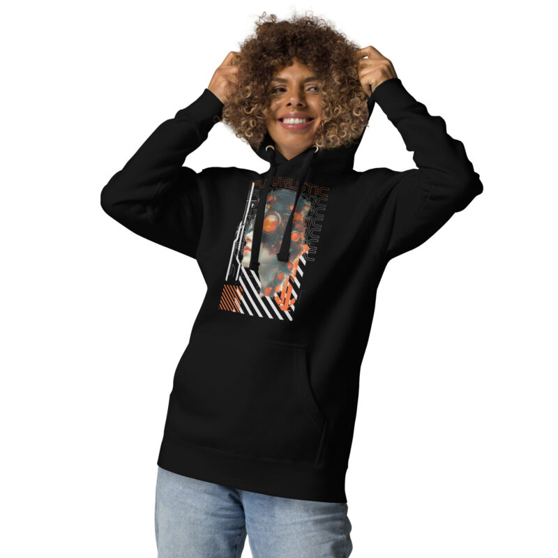 Unisex Hoodie (Futuristic Steampunk and Cyberpunk Fusion)