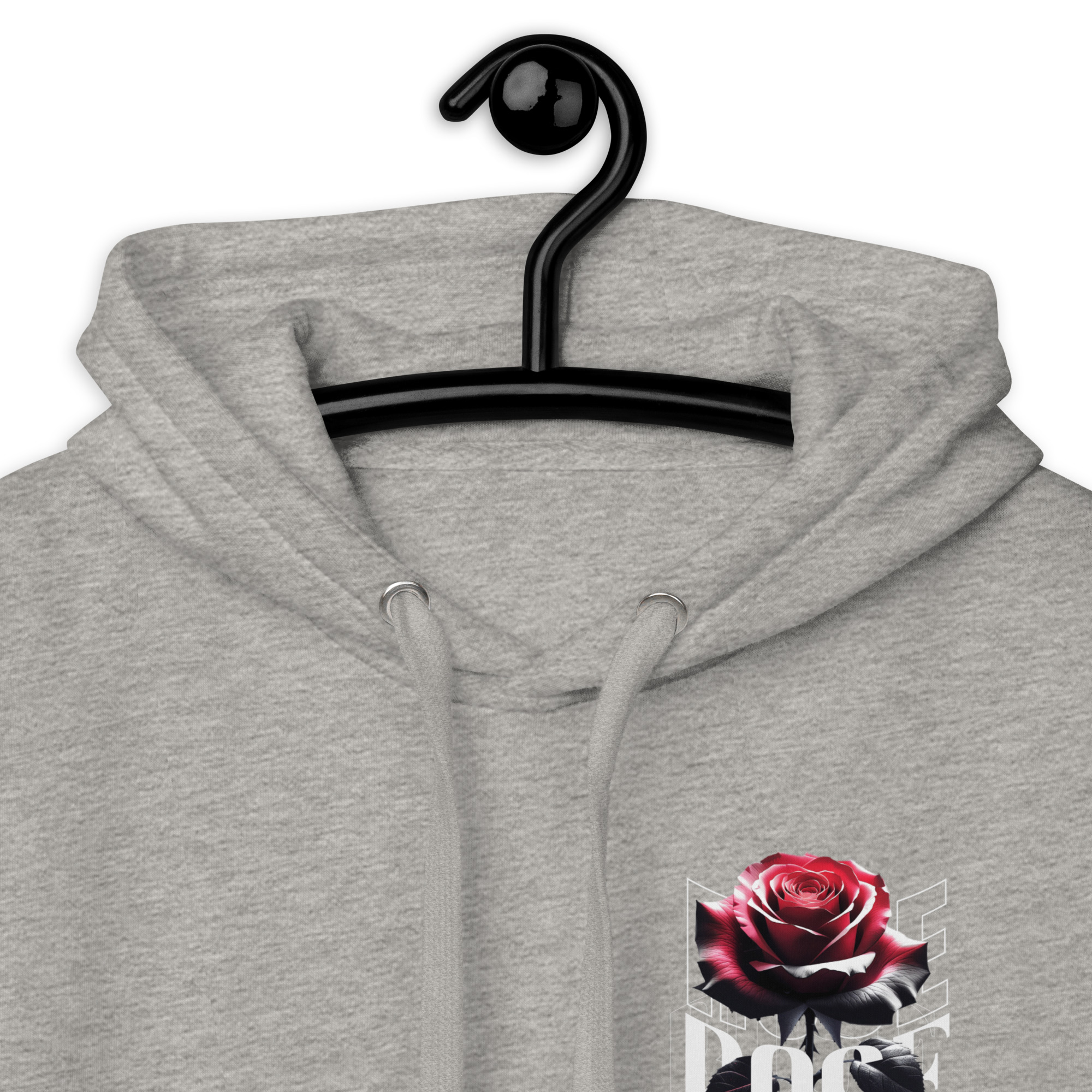 Unisex Hoodie with Urban Rose - Elegance & Strength art - Image 29