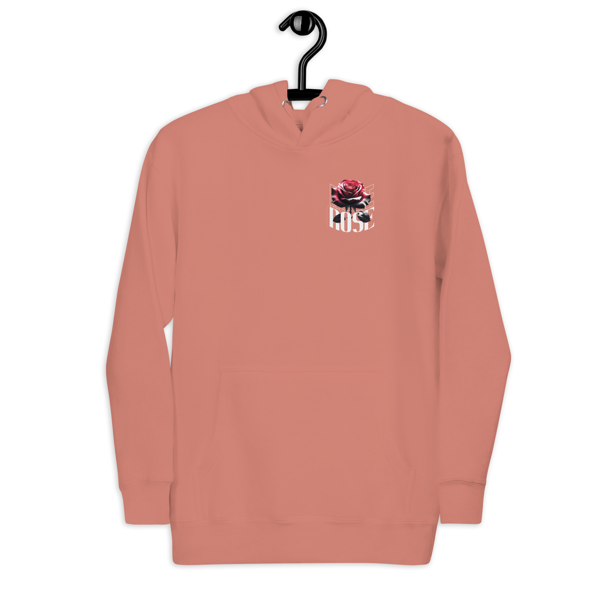 Unisex Hoodie with Urban Rose - Elegance & Strength art - Image 19