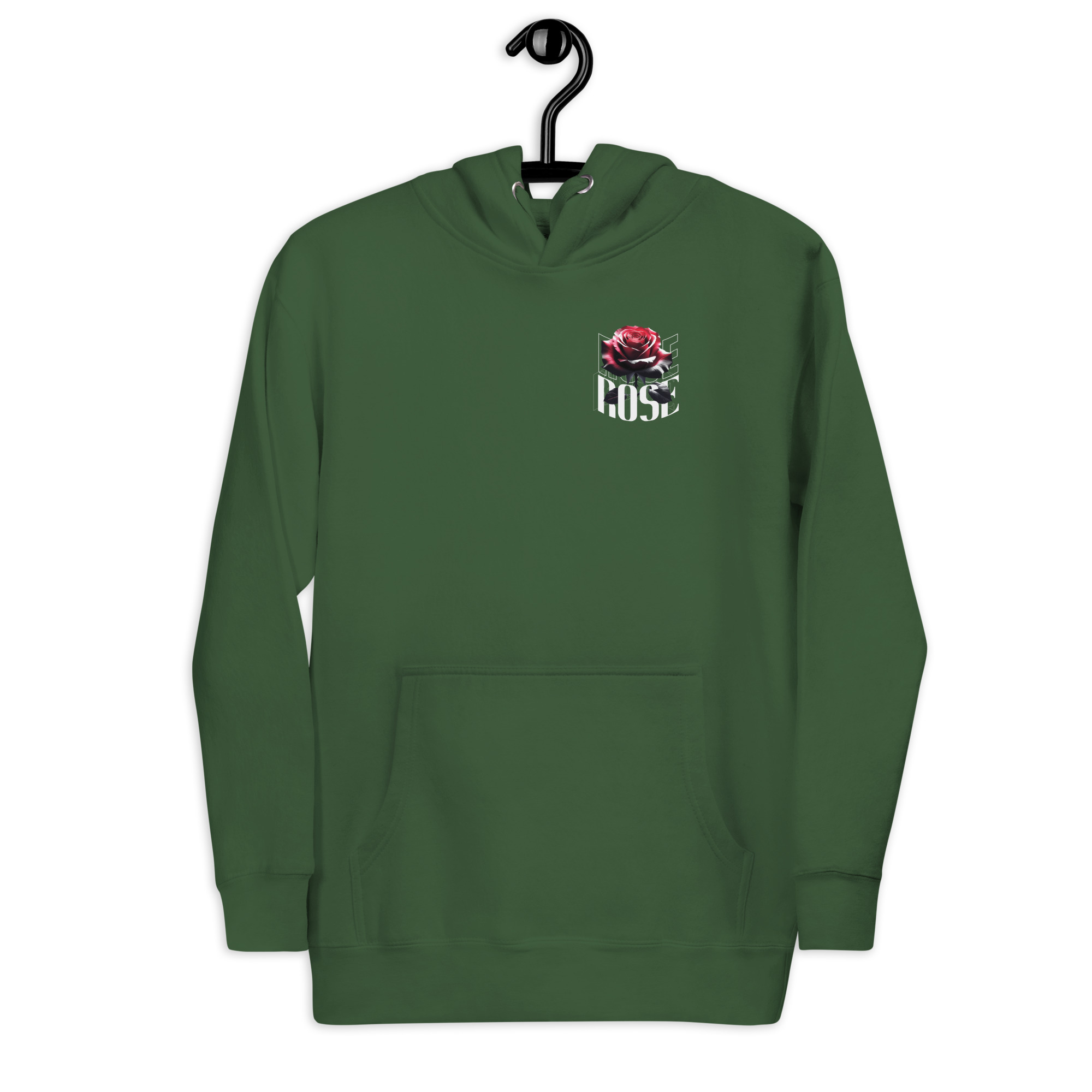 Unisex Hoodie with Urban Rose - Elegance & Strength art - Image 10