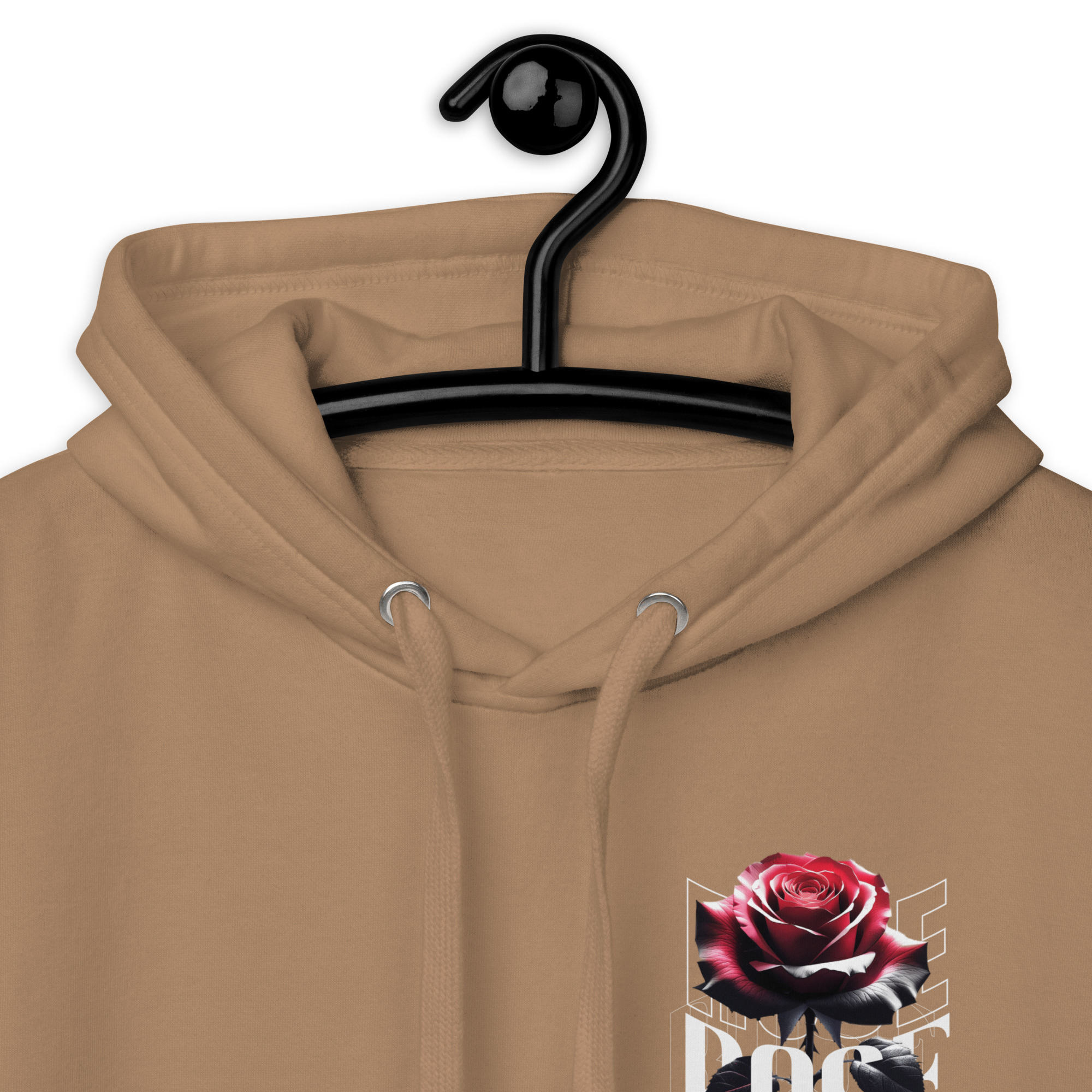 Unisex Hoodie with Urban Rose - Elegance & Strength art - Image 23