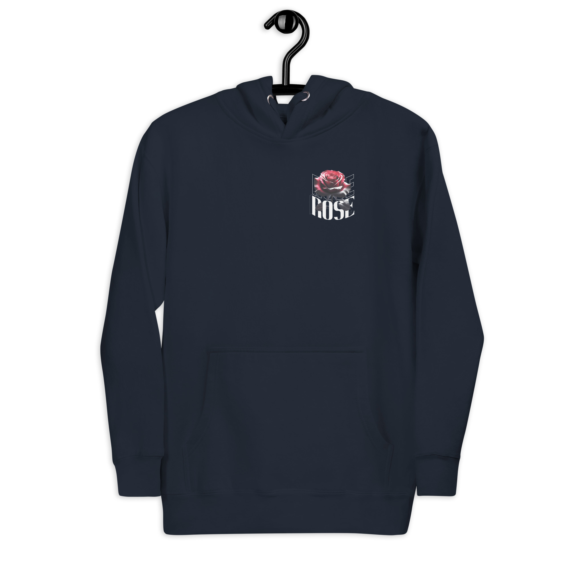 Unisex Hoodie with Urban Rose - Elegance & Strength art - Image 5