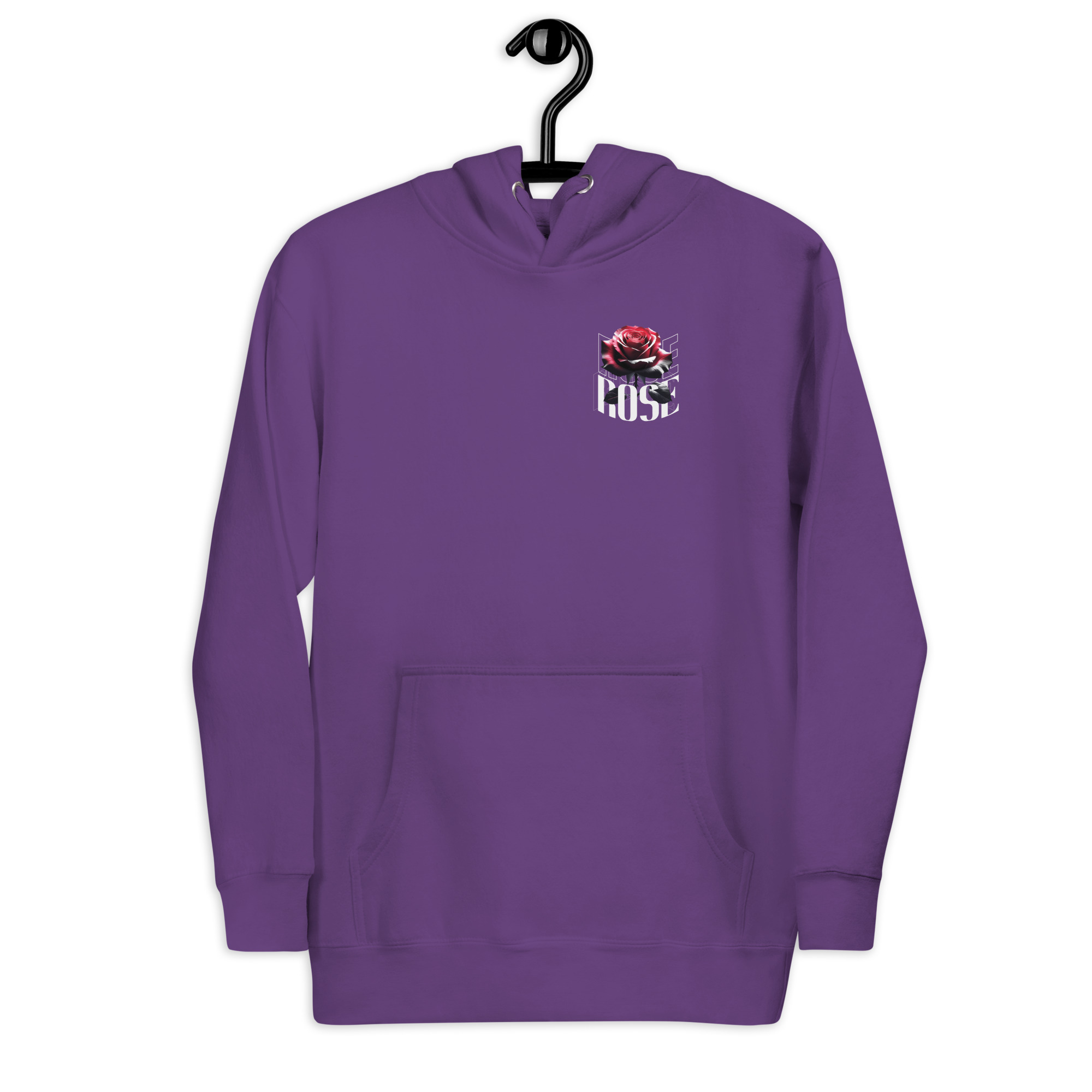 Unisex Hoodie with Urban Rose - Elegance & Strength art - Image 8
