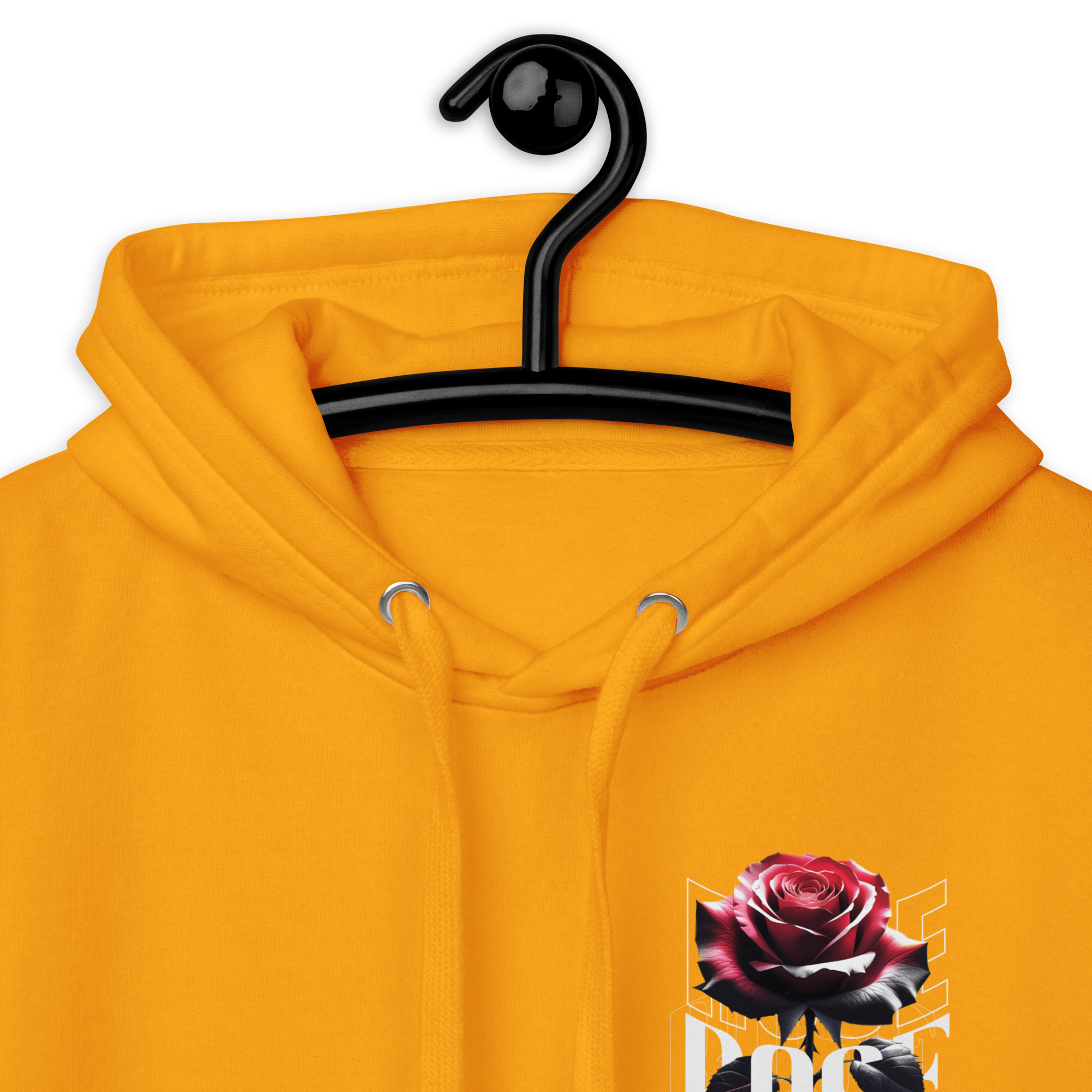 Unisex Hoodie with Urban Rose - Elegance & Strength art - Image 26