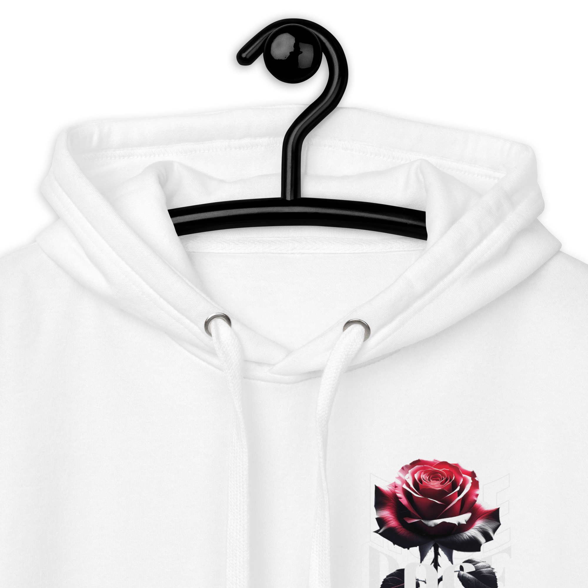 Unisex Hoodie with Urban Rose - Elegance & Strength art - Image 32