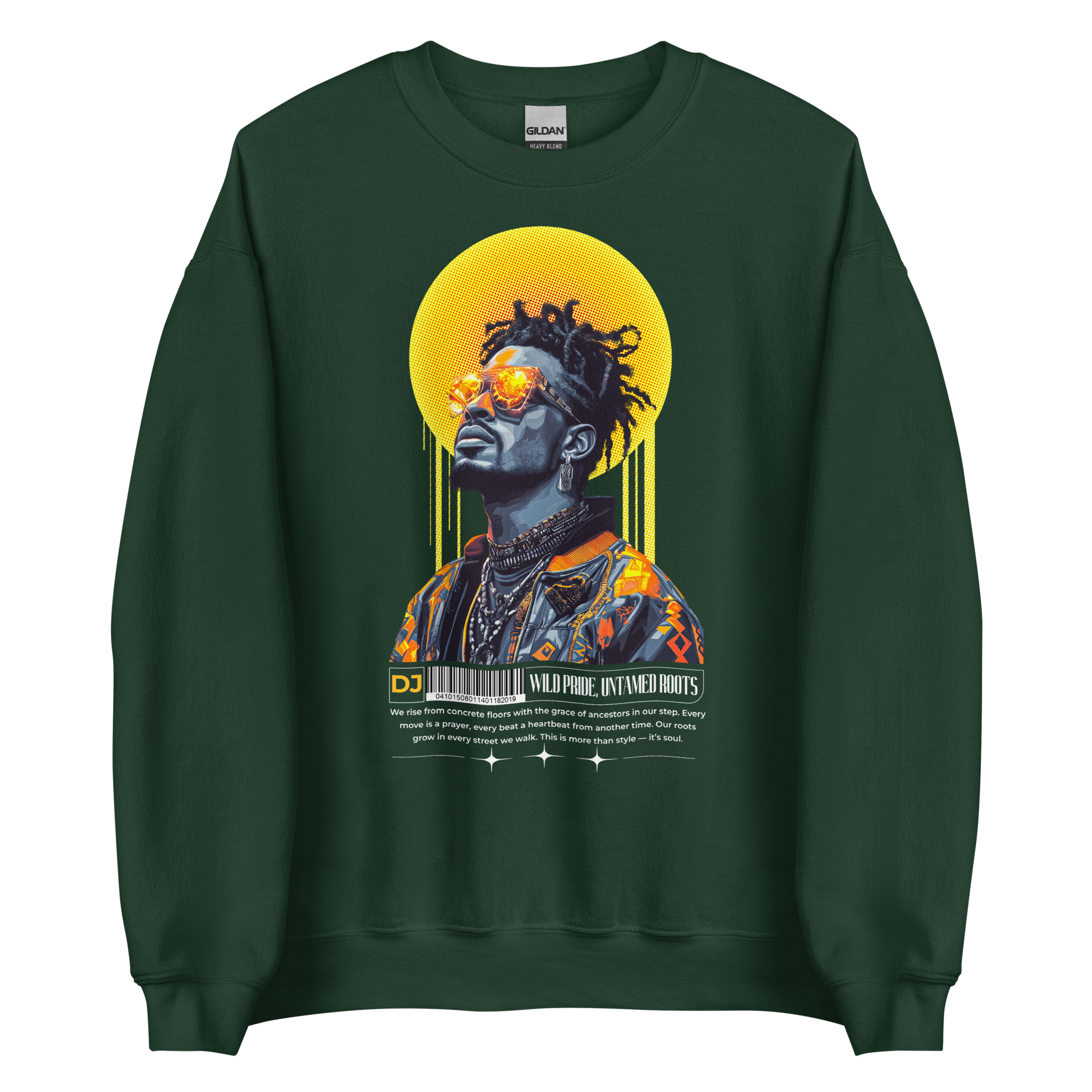 Unisex Sweatshirt - Wild Pride, Untamed Roots - Image 4