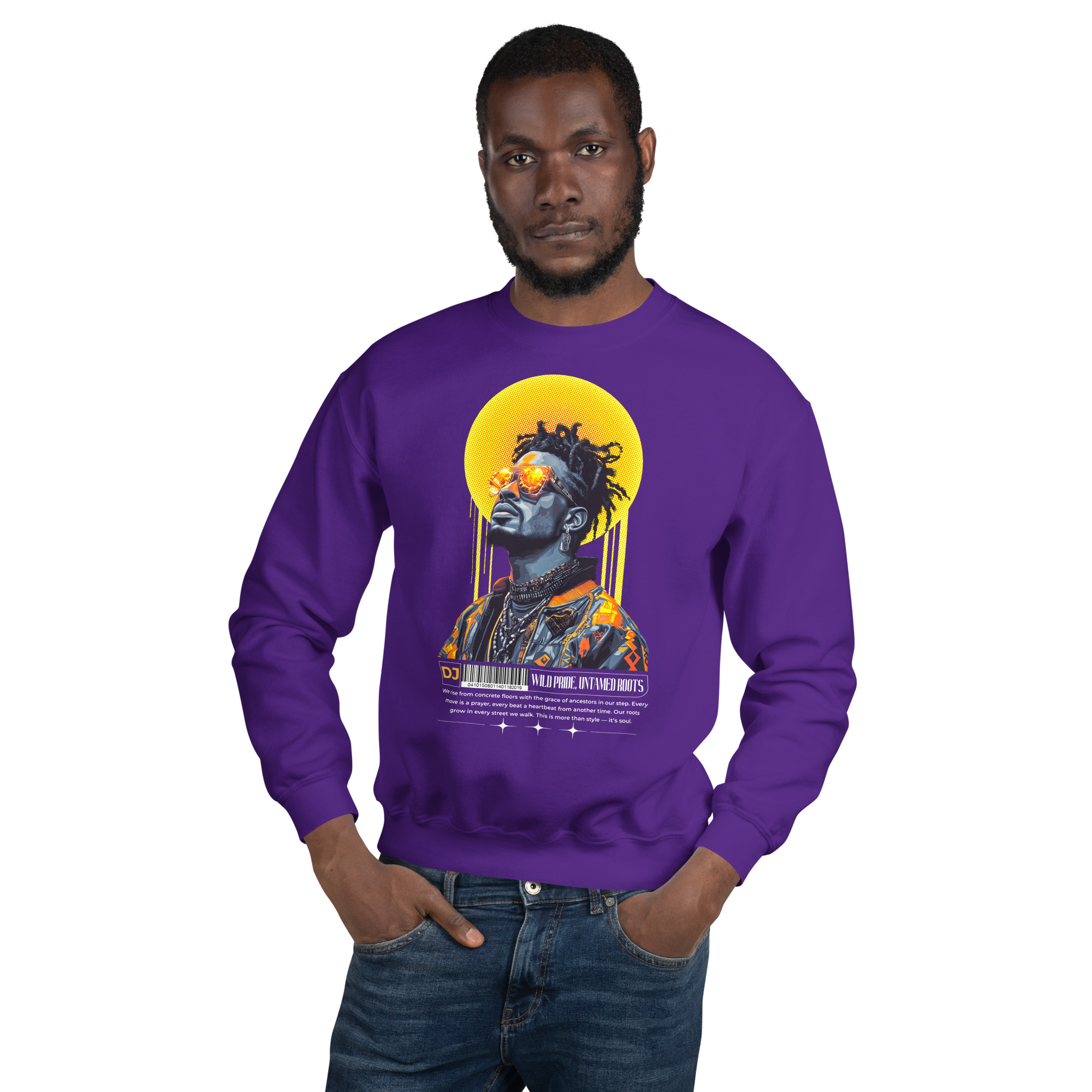 Unisex Sweatshirt - Wild Pride, Untamed Roots - Image 6