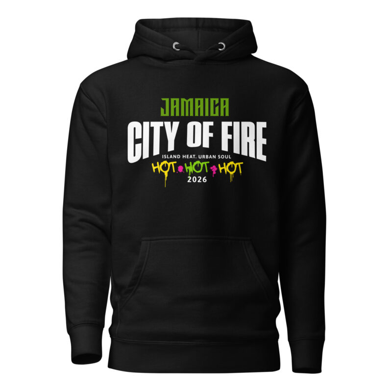 Jamaica City of Fire – Island Heat Urban Soul Premium Hoodie - Unisex Hoodie