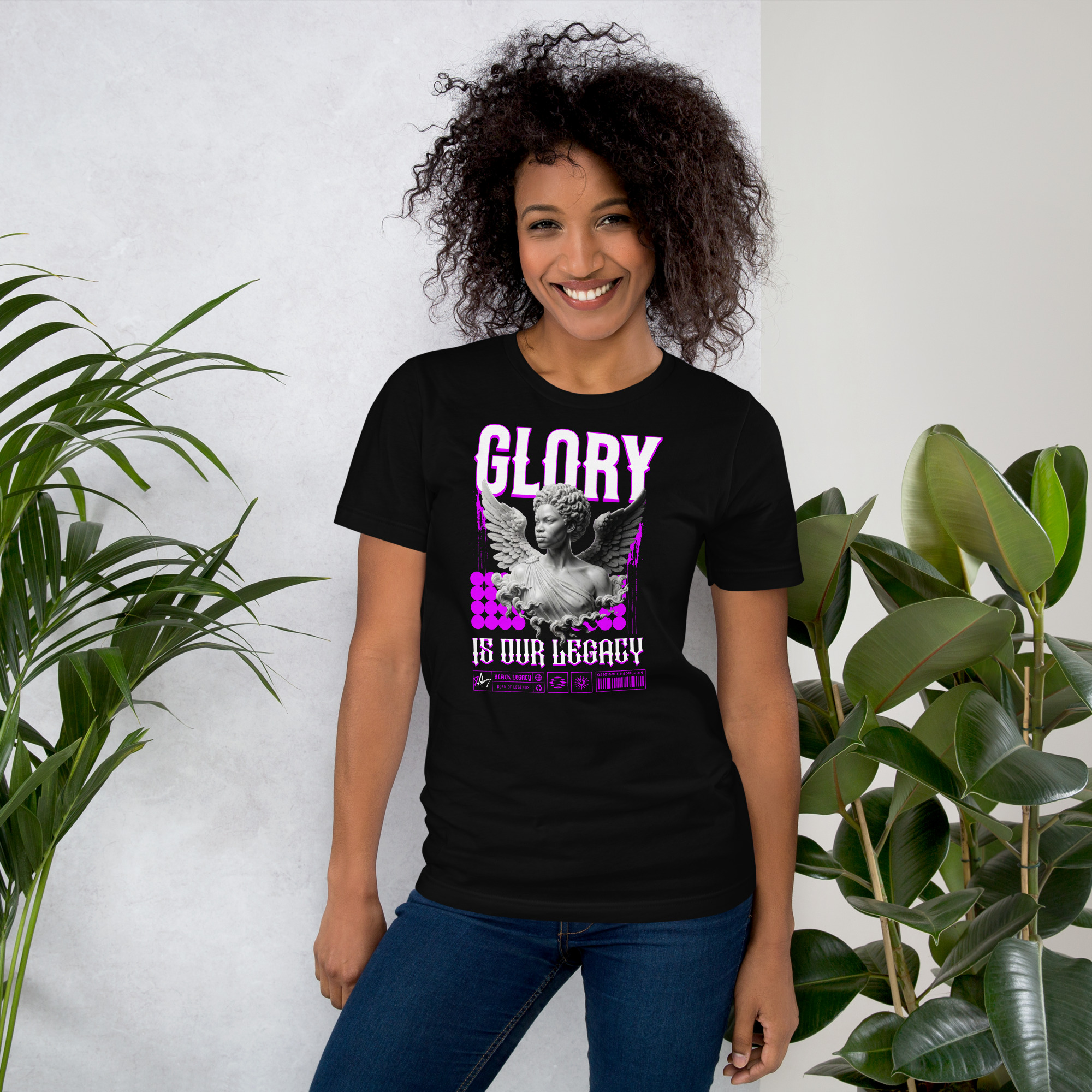 Unisex t-shirt - Glory Is Our Legacy – Black Excellence Streetwear Graphic Tee - Image 4