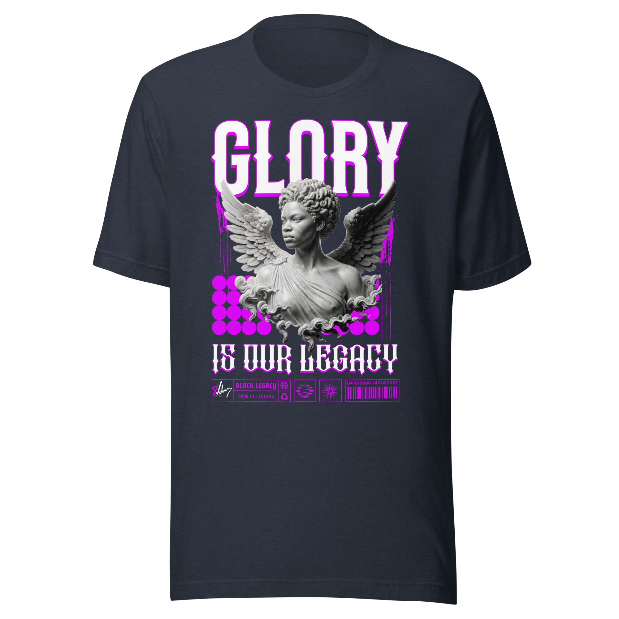 Unisex t-shirt - Glory Is Our Legacy – Black Excellence Streetwear Graphic Tee - Image 3