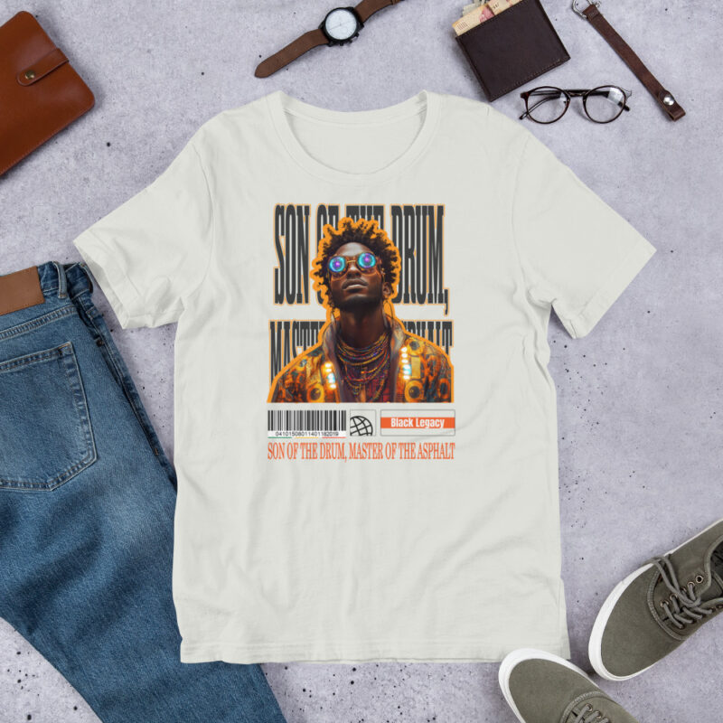Son of the Drum T-Shirt - Black Pride Streetwear Design