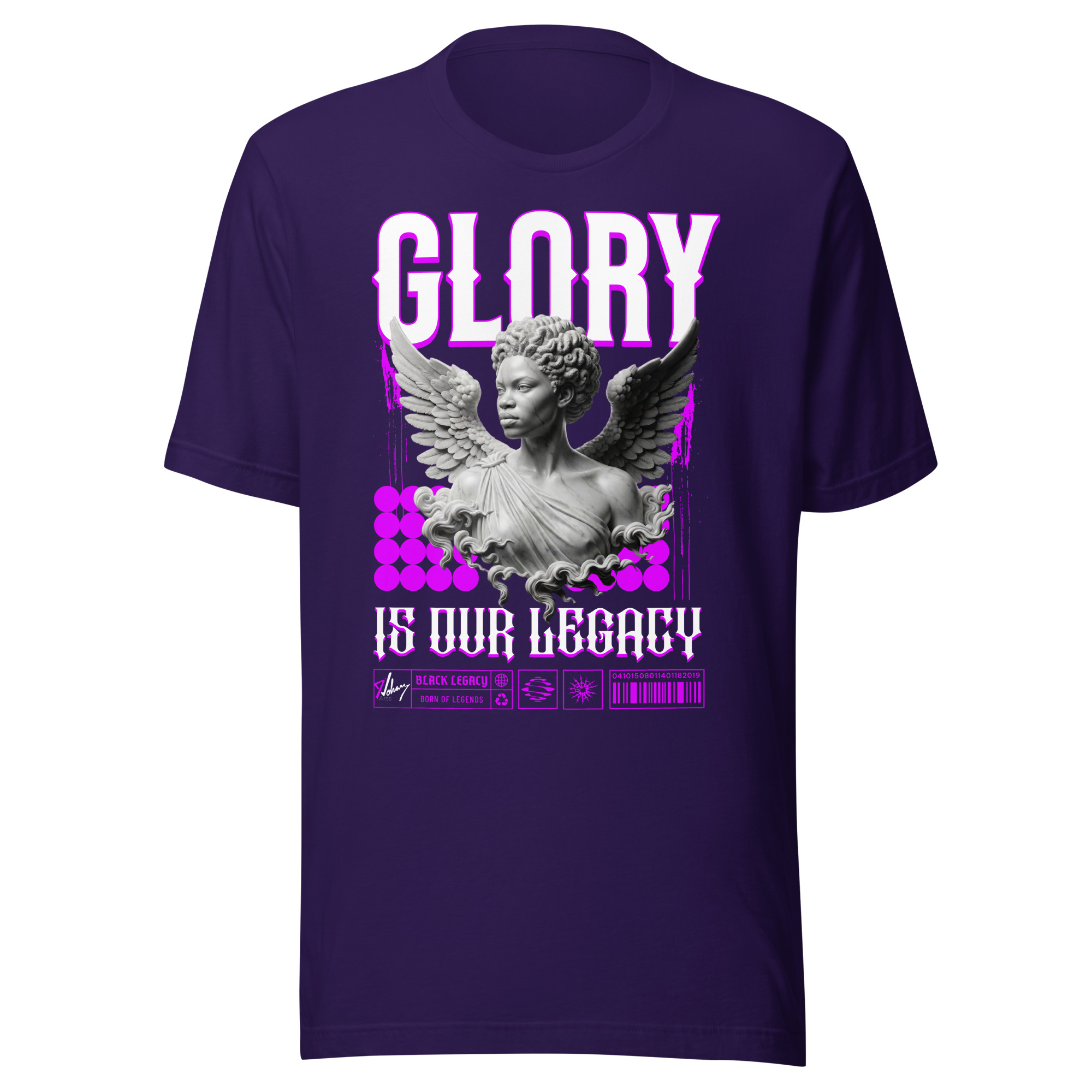 Unisex t-shirt - Glory Is Our Legacy – Black Excellence Streetwear Graphic Tee - Image 2