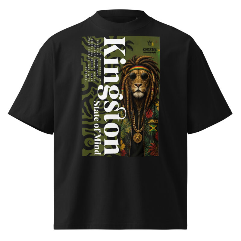Kingston State of Mind – Jamaican Lion Urban Streetwear T-Shirt | Streetwear With Purpose