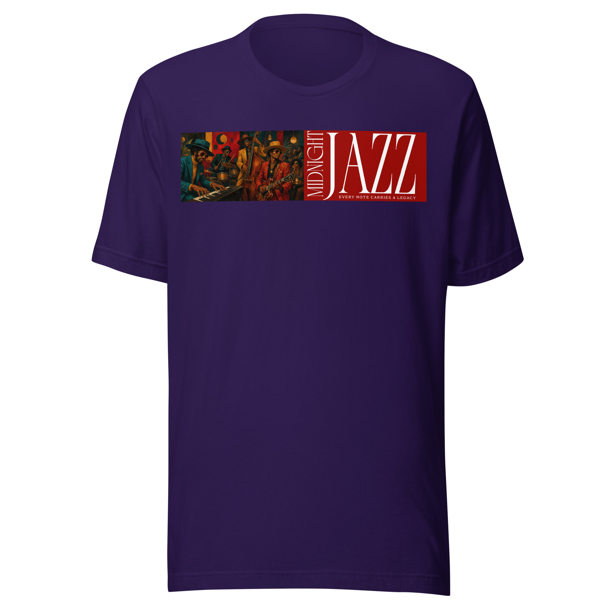Midnight Jazz – Every Note Carries a Legacy | Unisex t-shirt - Image 4