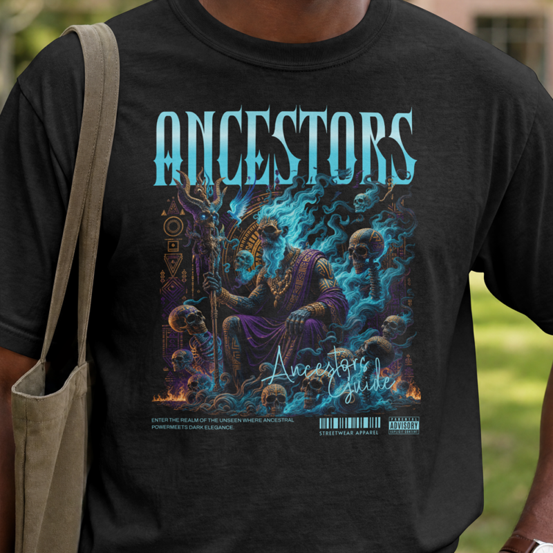 ANCESTORS' GUIDE – Afro-Caribbean Dark Art | Unisex Classic Tee