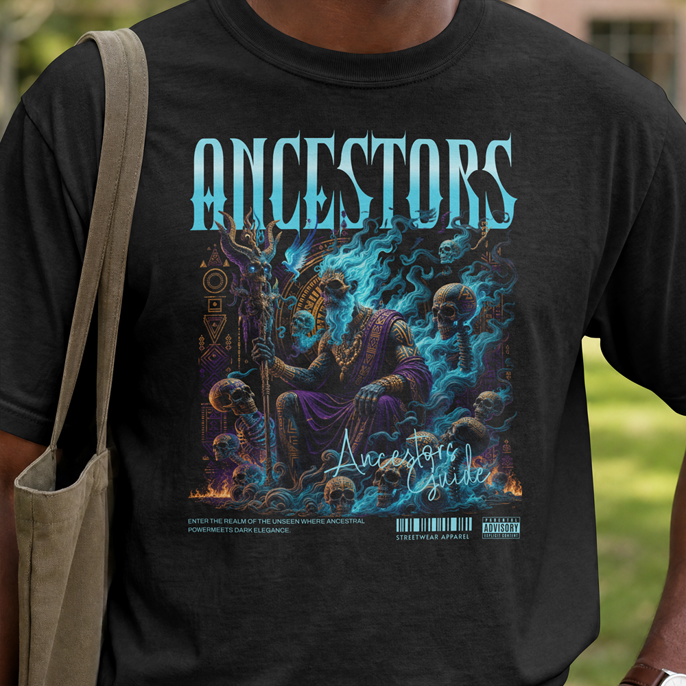 ANCESTORS' GUIDE – Afro-Caribbean Dark Art | Unisex Classic Tee