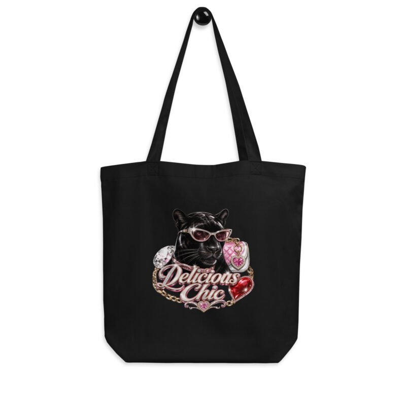 Delicious Chic – Black Panther Luxury Eco Tote Bag