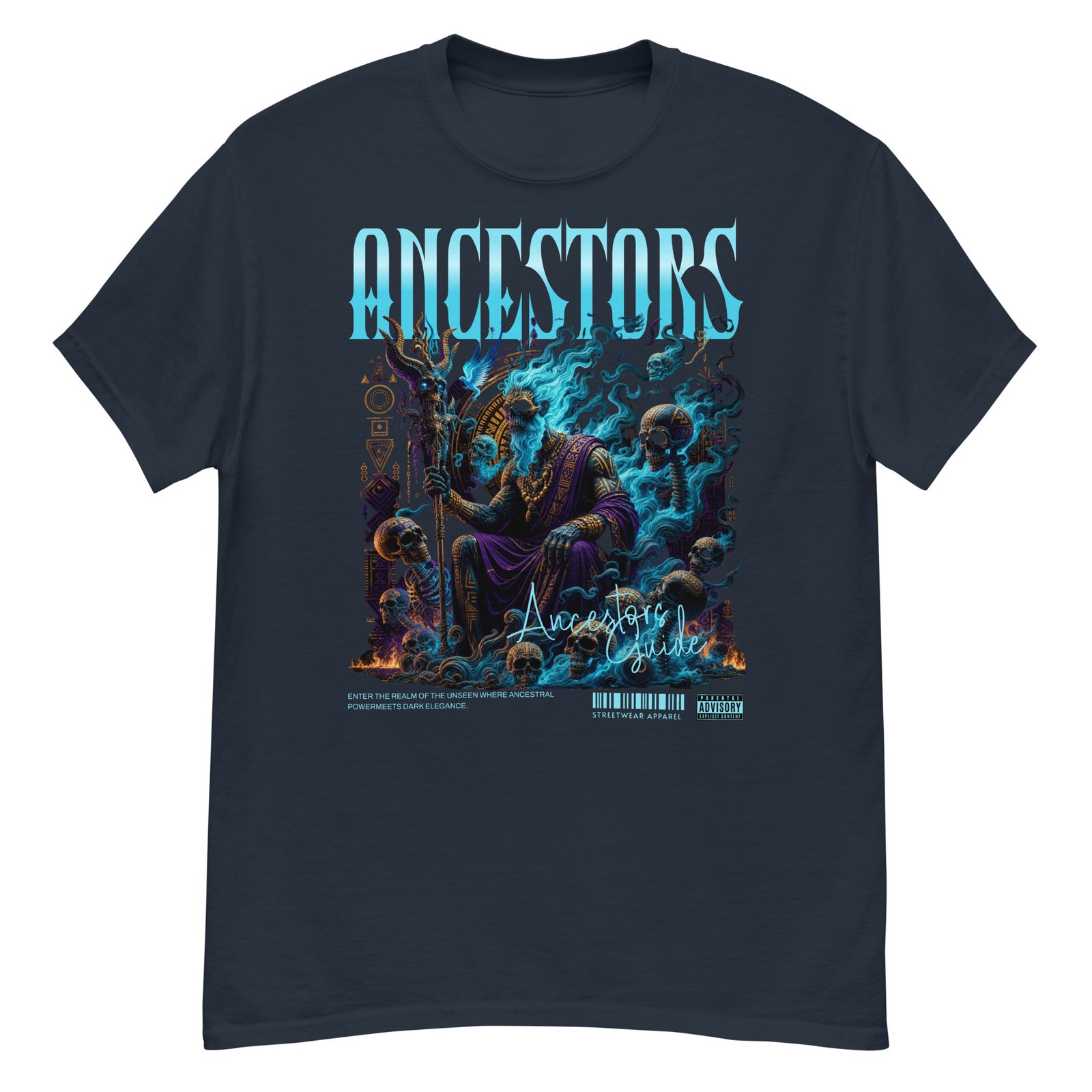 ANCESTORS' GUIDE – Afro-Caribbean Dark Art | Unisex Classic Tee - Image 5