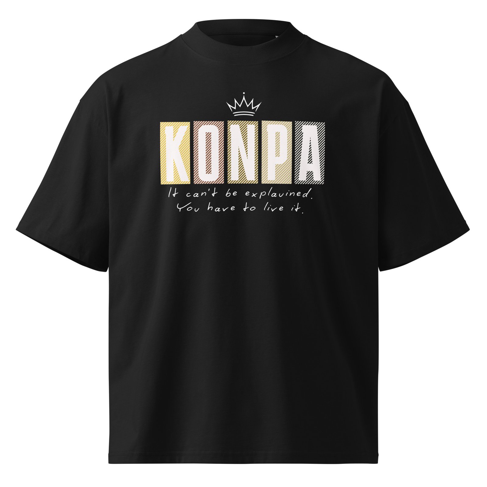 KONPA – That Can't Be Explained, You Have to Live It | Organic Oversized Tee - Image 2