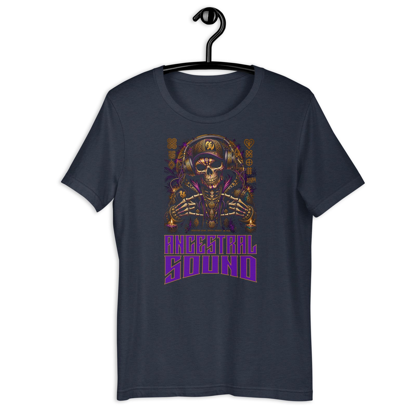 ANCESTRAL SOUND – Afro-Caribbean Dark Art | Unisex Staple T-Shirt - Image 3