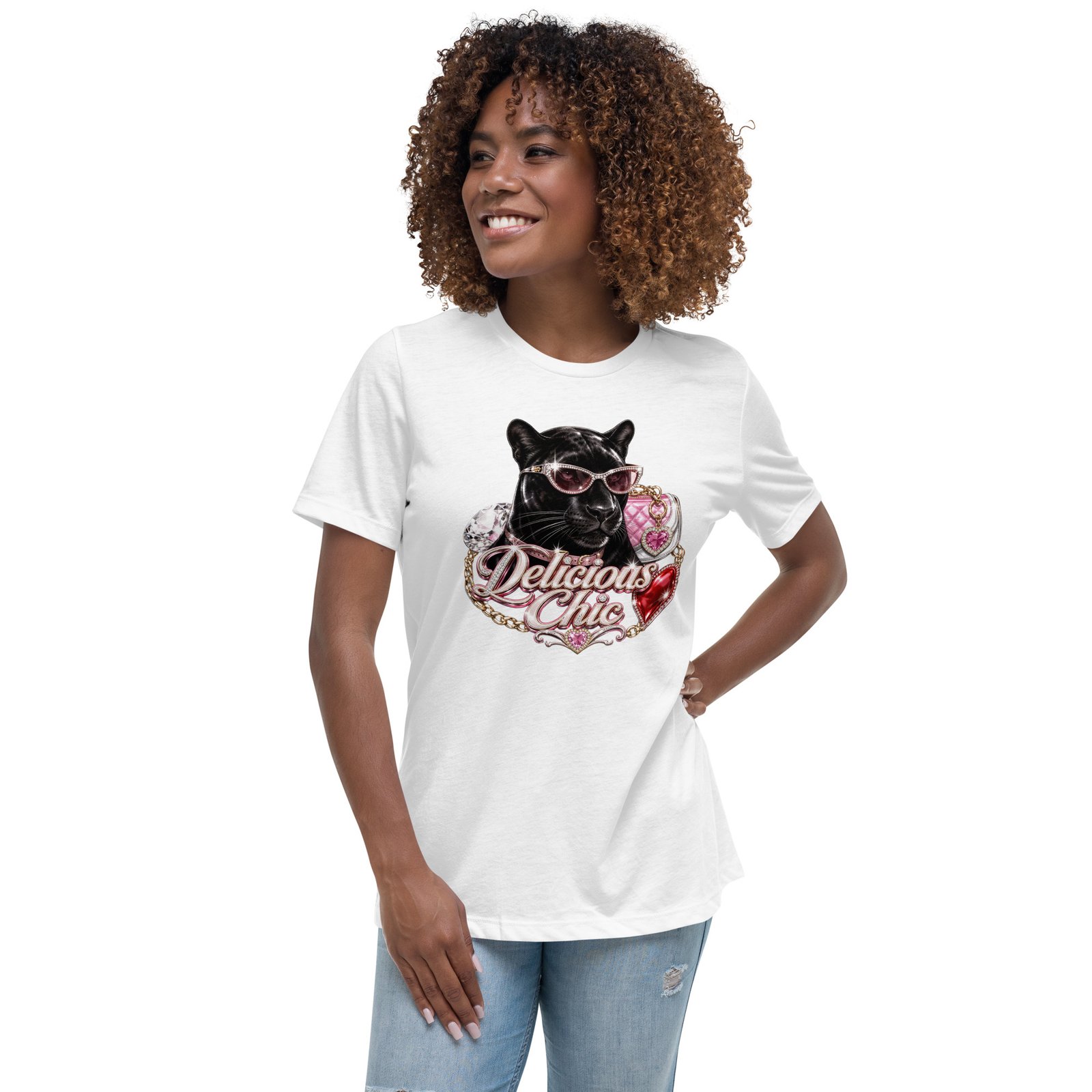 Delicious Chic – Black Panther Luxury Streetwear Graphic T-Shirt - Image 6
