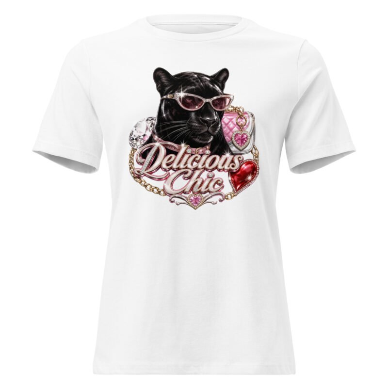 Delicious Chic – Black Panther Luxury Streetwear Graphic T-Shirt